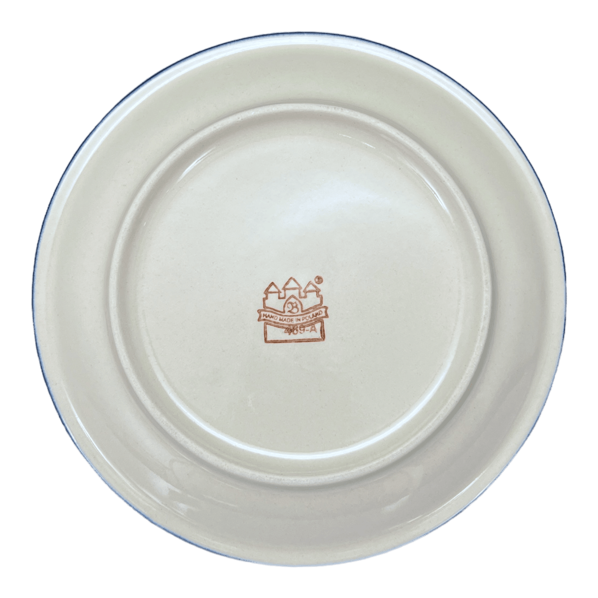 Plate, Round, 9.5" in "Orange Wreath" by Zaklady | Y1001-DU52