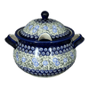 Polish Pottery Zaklady 3 Liter Soup Tureen (Spring Swirl) | Y1004-A1073A at PolishPotteryOutlet.com