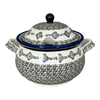 Polish Pottery 3 Liter Soup Tureen (Mesa Verde Midnight) | Y1004-A1159A at PolishPotteryOutlet.com