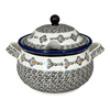 Polish Pottery Zaklady 3 Liter Soup Tureen (Mesa Verde Midnight) | Y1004-A1159A at PolishPotteryOutlet.com