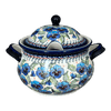 Polish Pottery 3 Liter Soup Tureen (Pansies in Bloom) | Y1004-ART277 at PolishPotteryOutlet.com