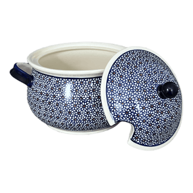 Polish Pottery 3 Liter Soup Tureen (Ditsy Daisies) | Y1004-D120 Additional Image at PolishPotteryOutlet.com