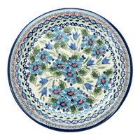 A picture of a Polish Pottery Zaklady Dinner Plate 10.75" (Julie's Garden) | Y1014-ART165 as shown at PolishPotteryOutlet.com/products/zaklady-dinner-plate-10-75-julies-garden-y1014-art165