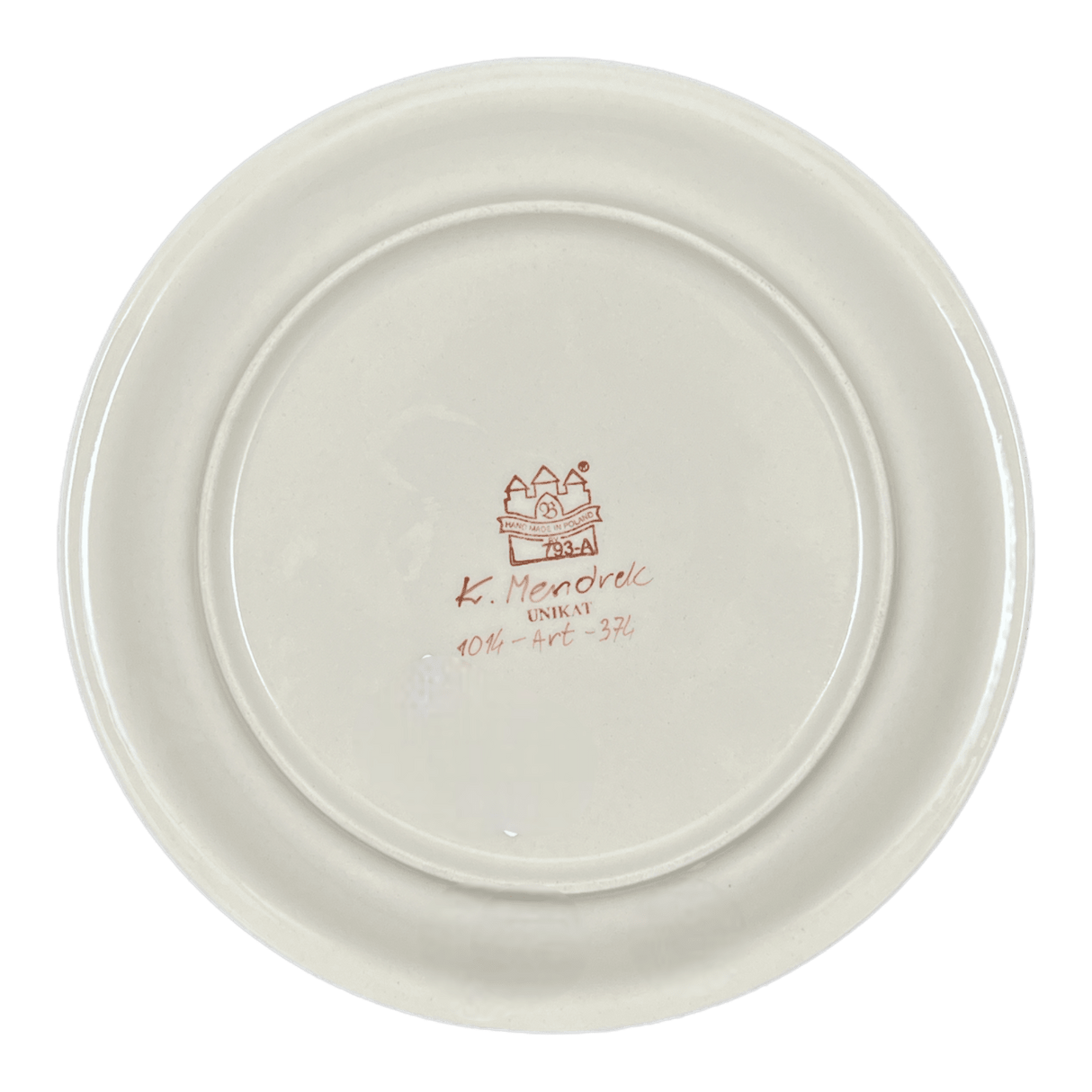 Plate, Round, Dinner, 10.75" Plate in "Something Blue" by Zaklady | Y1014-ART374