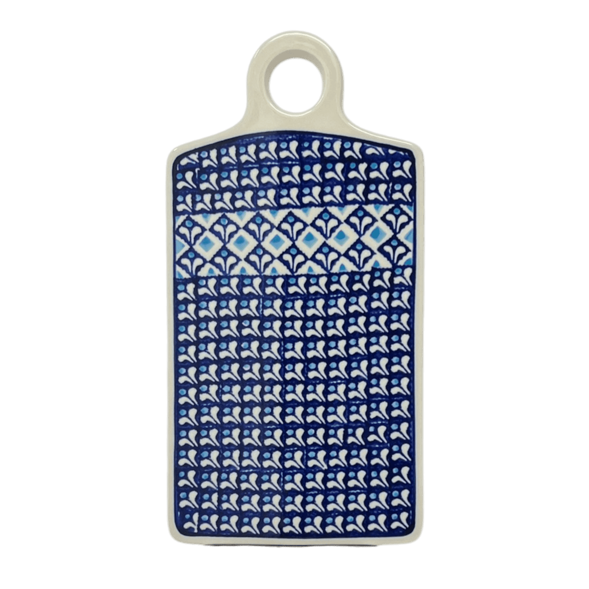 Cutting Board, Rectangular, 11.5" x 5.75" in "Mosaic Blues" by Zaklady | Y1064-D910