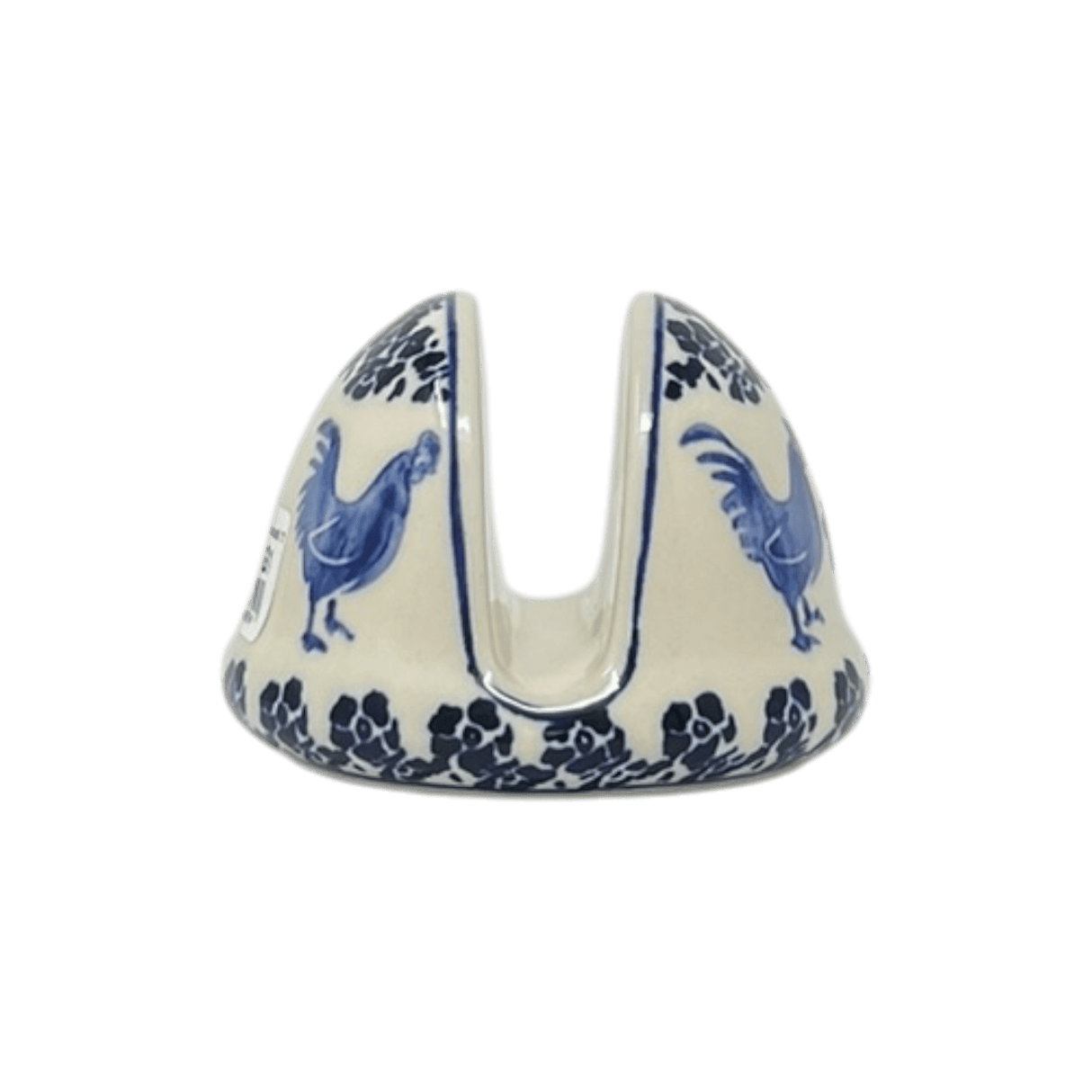 Napkin Holder, Round, 3" in "Rooster Blues" by Zaklady | Y1109-D1149