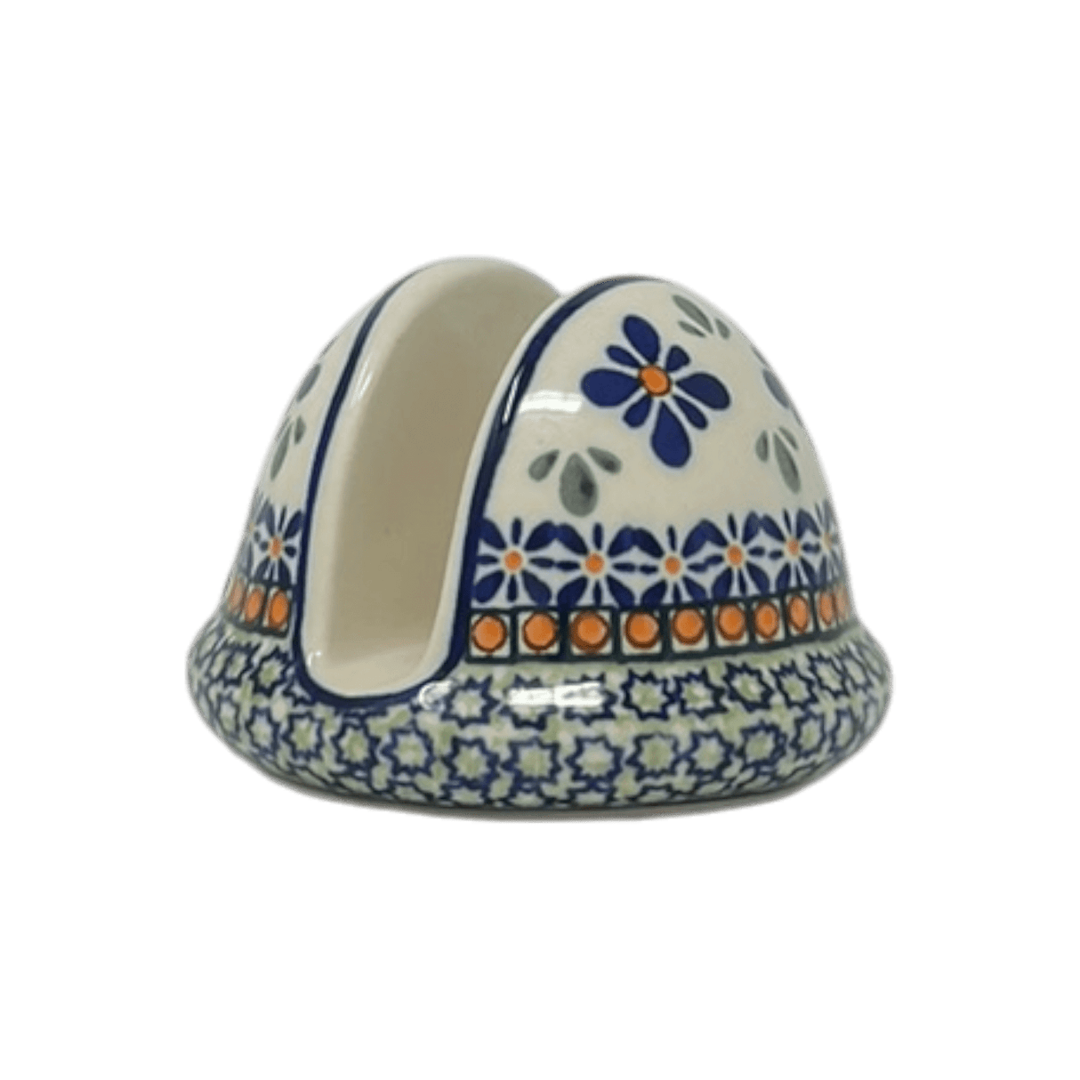 Napkin Holder, Round, 3" in "Emerald Mosaic" by Zaklady | Y1109-DU60