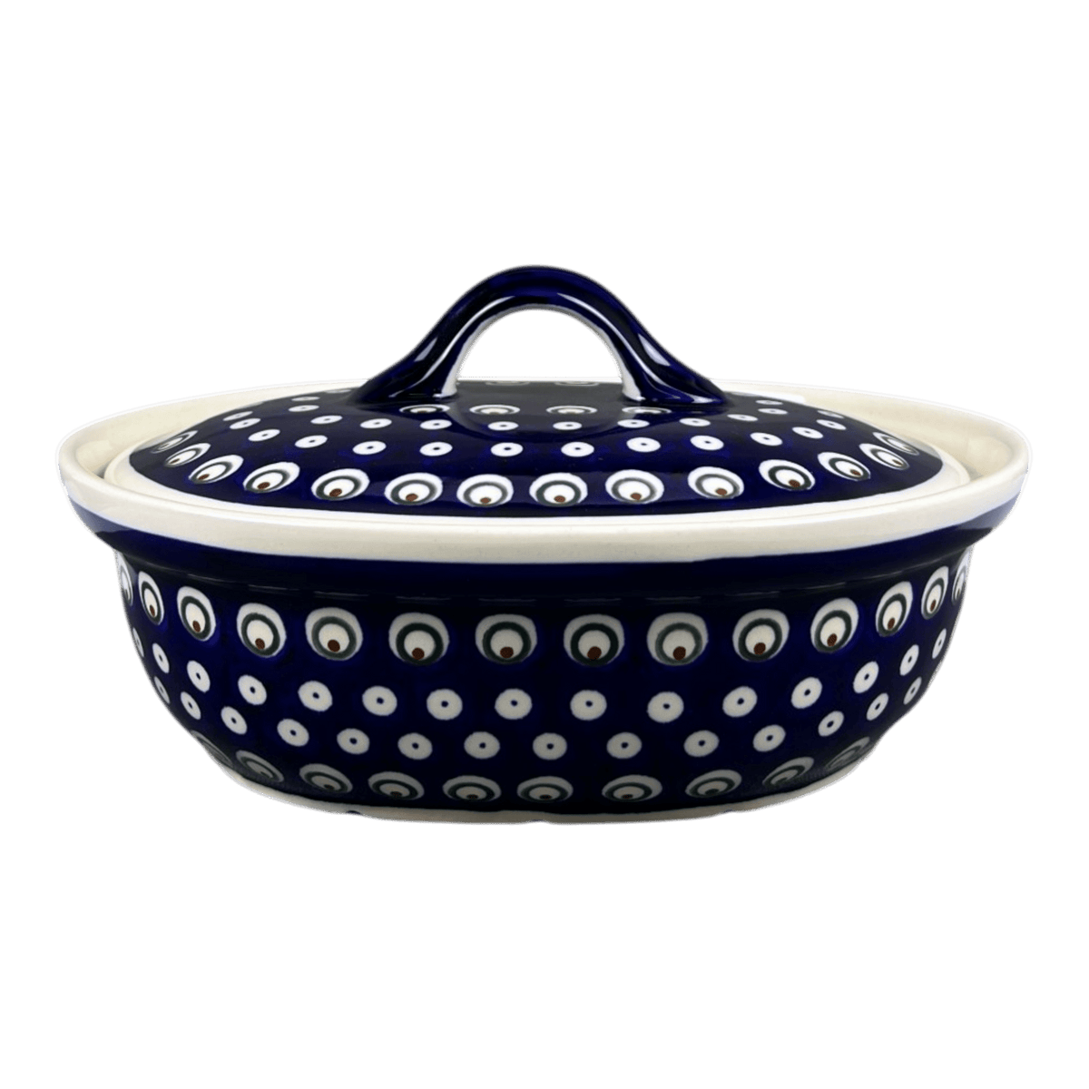 Baker, Covered, 10" x 8.5" in "Peacock Burst" by Zaklady | Y1156S-D487