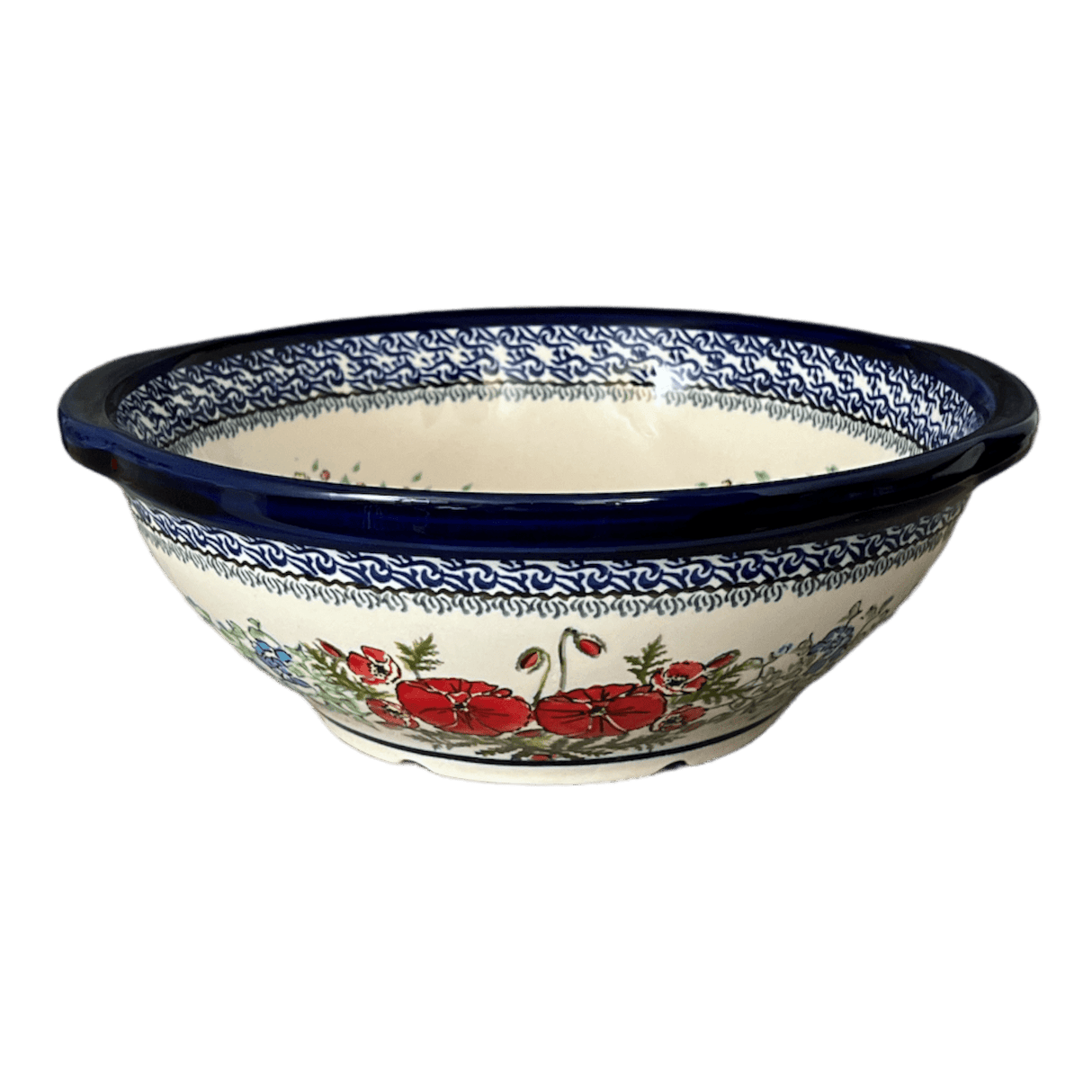 Colander, 10" in "Floral Crescent" by Zaklady | Y1183A-ART237