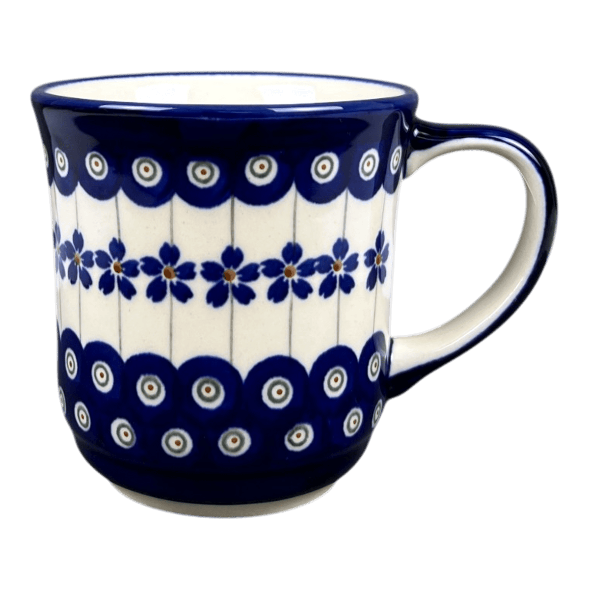 Mug, Crocus Mug, 12 oz in "Petite Floral Peacock" by Zaklady | Y1194-A166A