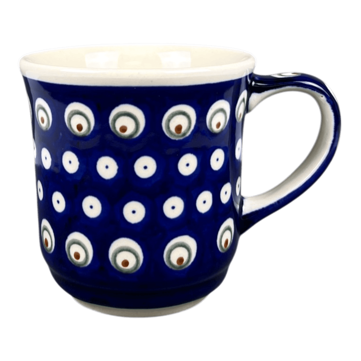 Mug, Crocus Mug, 12 oz in "Peacock Burst" by Zaklady | Y1194-D487