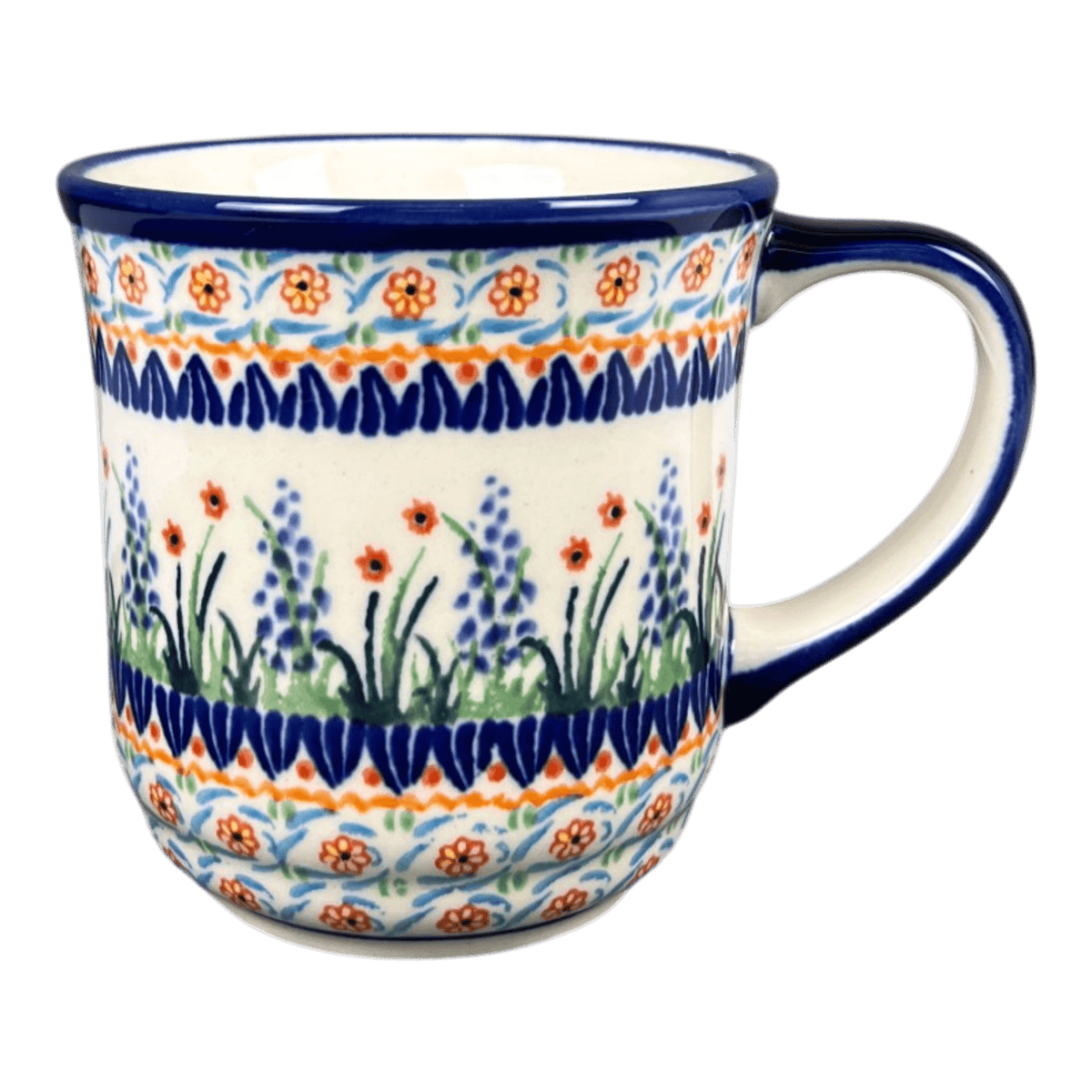 Mug, Crocus Mug, 12 oz in "Lilac Garden" by Zaklady | Y1194-DU155