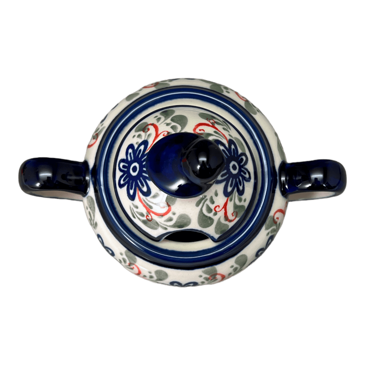 Bowl, Bird, Sugar Bowl, 11 oz in "Swirling Flowers" by Zaklady | Y1234-A1197A