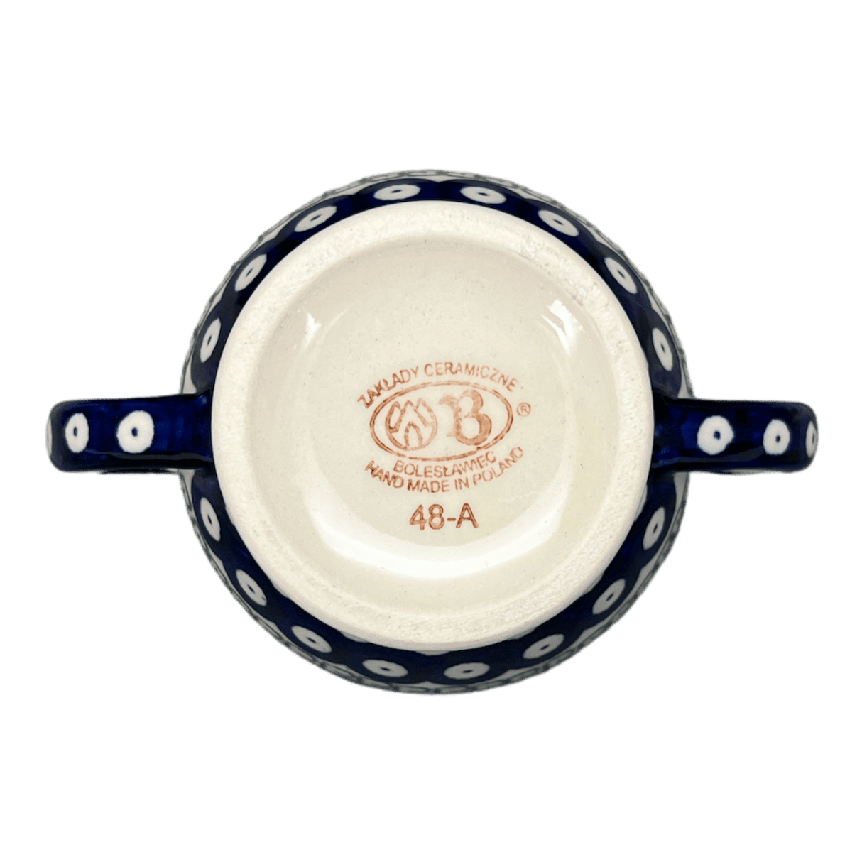 Bowl, Bird, Sugar Bowl, 11 oz in "Grecian Dot" by Zaklady | Y1234-D923