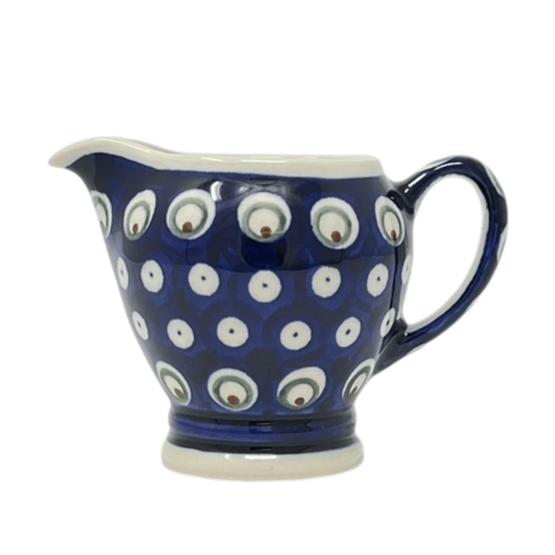 Creamer, Fancy, 7 oz in "Peacock Burst" by Zaklady | Y1235-D487