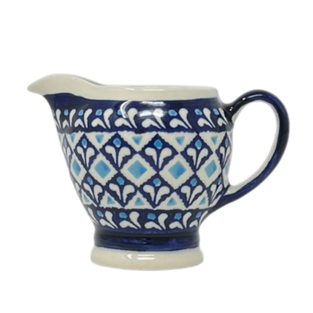 Creamer, Fancy, 7 oz in "Mosaic Blues" by Zaklady | Y1235-D910