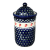 Polish Pottery 1 Liter Container (Strawberry Dot) | Y1243-A310A at PolishPotteryOutlet.com