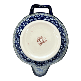Polish Pottery Zaklady 1.25 Quart Batter Bowl (Spring Swirl) | Y1252-A1073A Additional Image at PolishPotteryOutlet.com