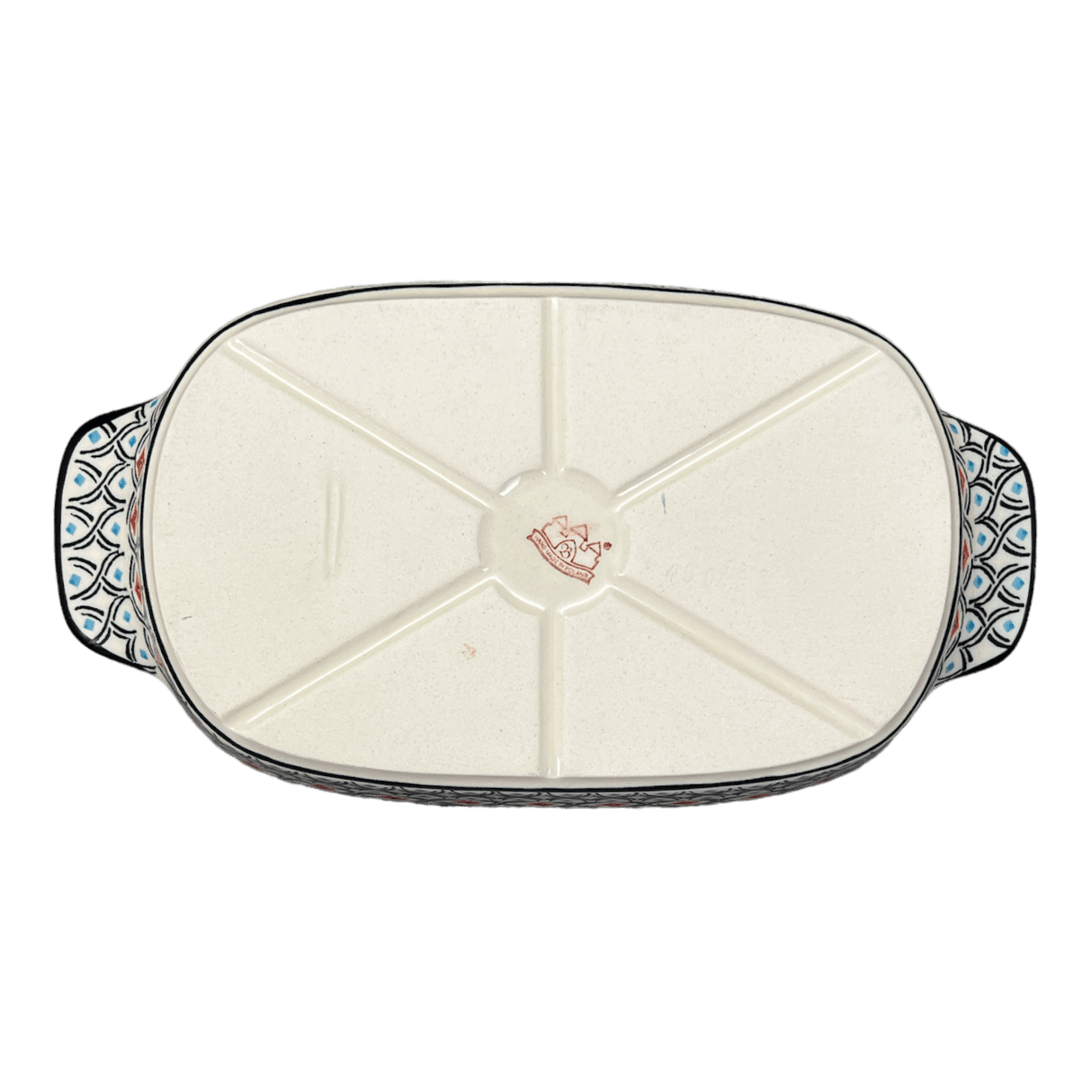 Baker, Handles, 5.5" x 10" Small in "Beaded Turquoise" by Zaklady | Y1281A-DU203
