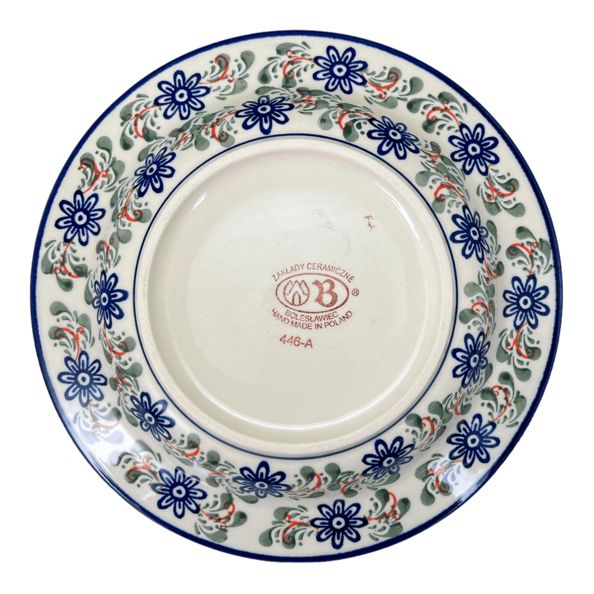 Plate, Round, Soup, 9.25" in "Swirling Flowers" by Zaklady | Y1419A-A1197A
