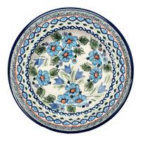 A picture of a Polish Pottery Zaklady Soup Plate (Julie's Garden) | Y1419A-ART165 as shown at PolishPotteryOutlet.com/products/soup-plate-julies-garden-y1419a-art165