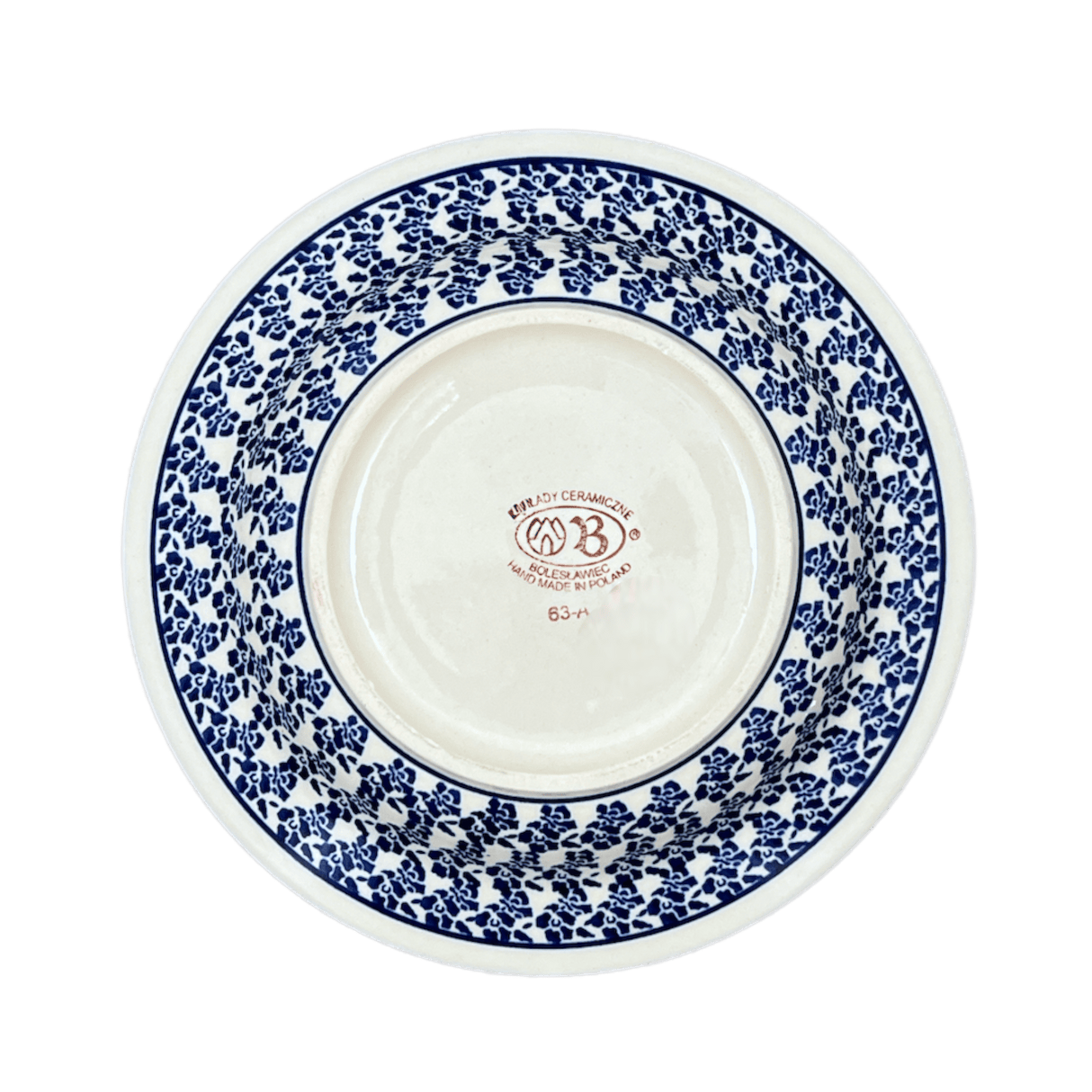 Plate, Round, Soup, 9.25" in "Rooster Blues" by Zaklady | Y1419A-D1149