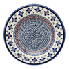 Polish Pottery Zaklady Soup Plate (Emerald Mosaic) | Y1419A-DU60 at PolishPotteryOutlet.com