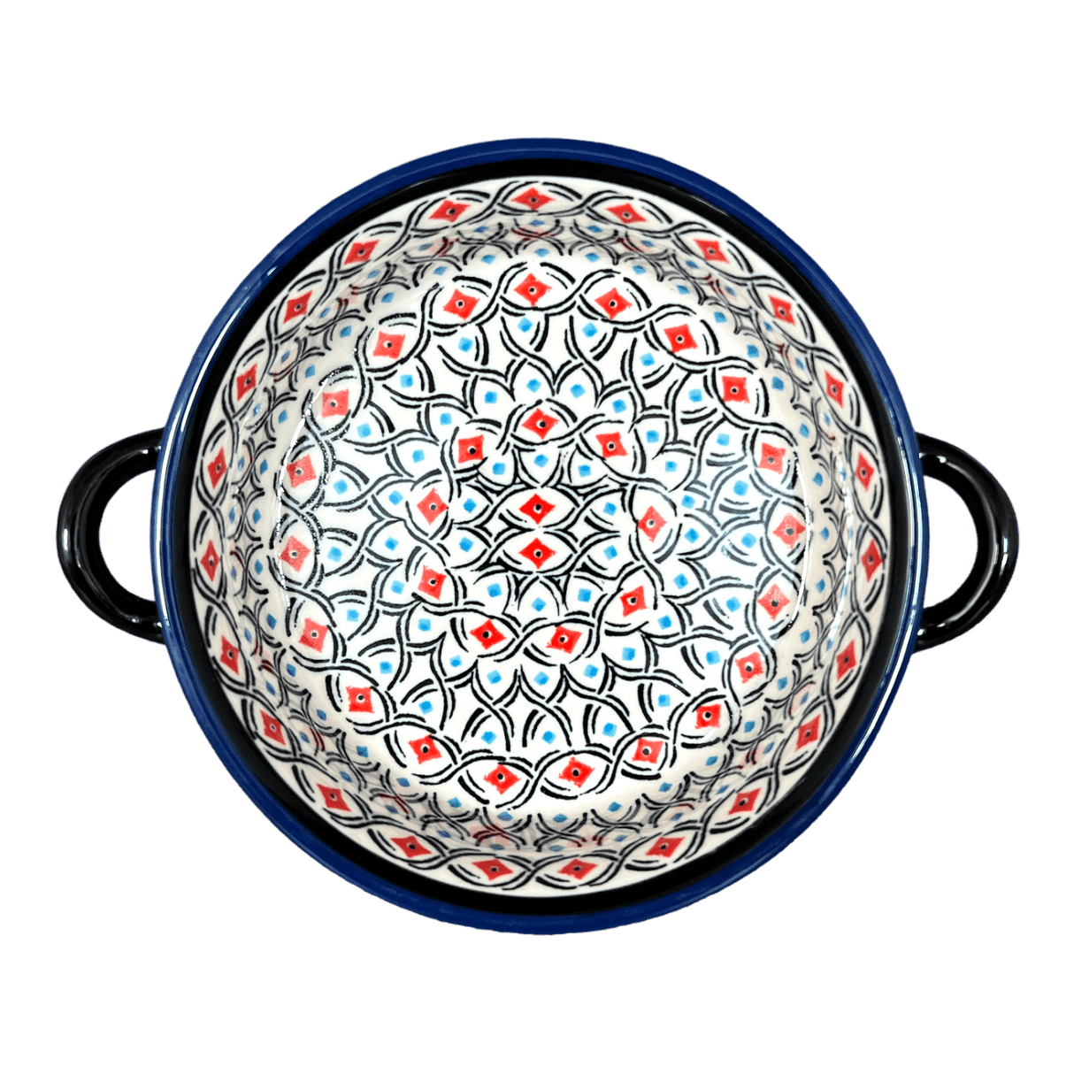 Dish, Stew, Round, 7.5" in "Beaded Turquoise" by Zaklady | Y1454A-DU203