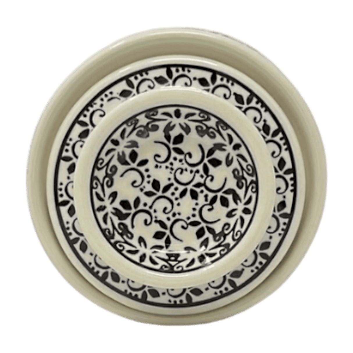 Butter Crock, 4.5" x 3.5" in "Midnight Lace" by Zaklady | Y1512-D941