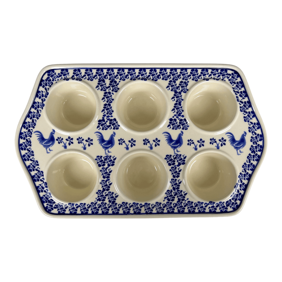 Muffin Pan in "Rooster Blues" by Zaklady | Y1778-D1149