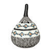 Polish Pottery 8.5" Large Garlic Keeper (Mesa Verde Midnight) | Y1835-A1159A at PolishPotteryOutlet.com
