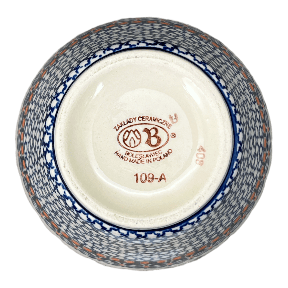 Canister, Strawberry, 8" in "Blue Mosaic Flower" by Zaklady | Y1873-A221A