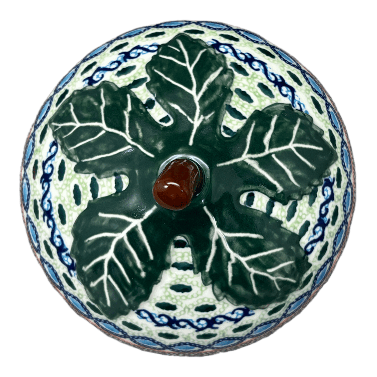 Canister, Strawberry, 8" in "Julie's Garden" by Zaklady | Y1873-ART165