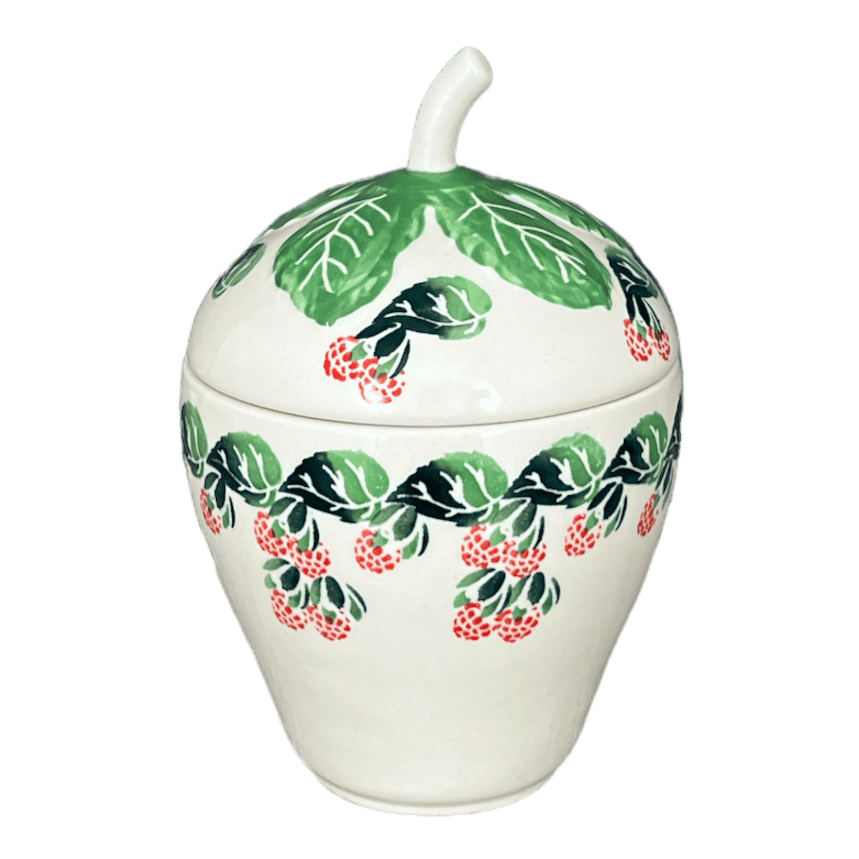 Canister, Strawberry, 8" in "Raspberry Delight" by Zaklady | Y1873-D1170