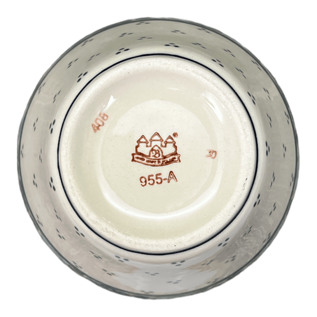 Canister, Strawberry, 8" in "Garden Party Blues" by Zaklady | Y1873-DU50