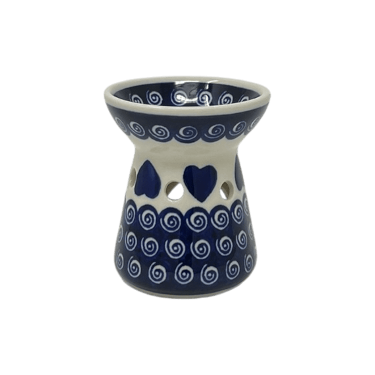Aromatherapy Warmer, Small 4" in "Swirling Hearts" by Zaklady | Y1913-D467