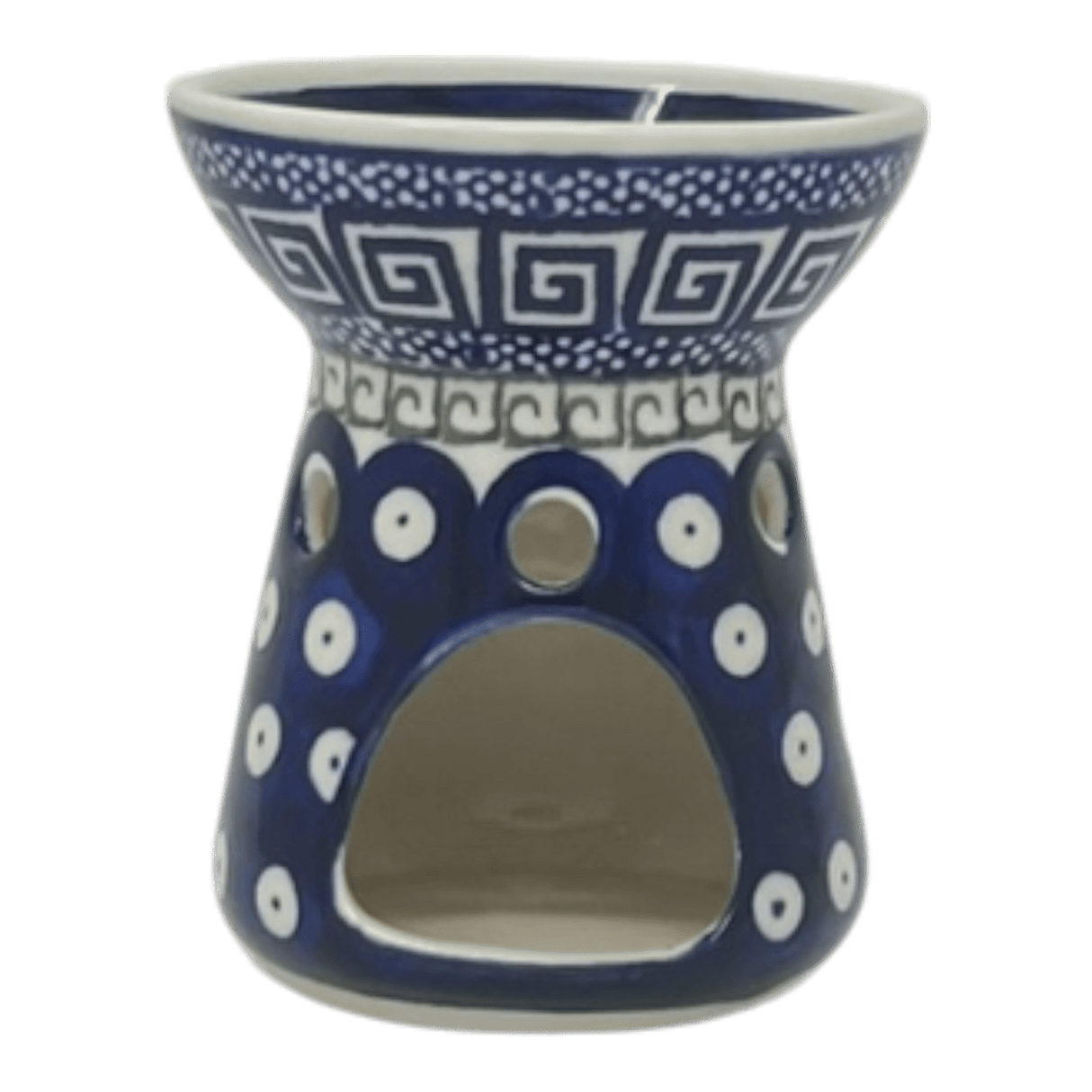 Aromatherapy Warmer, Small 4" in "Grecian Dot" by Zaklady | Y1913-D923