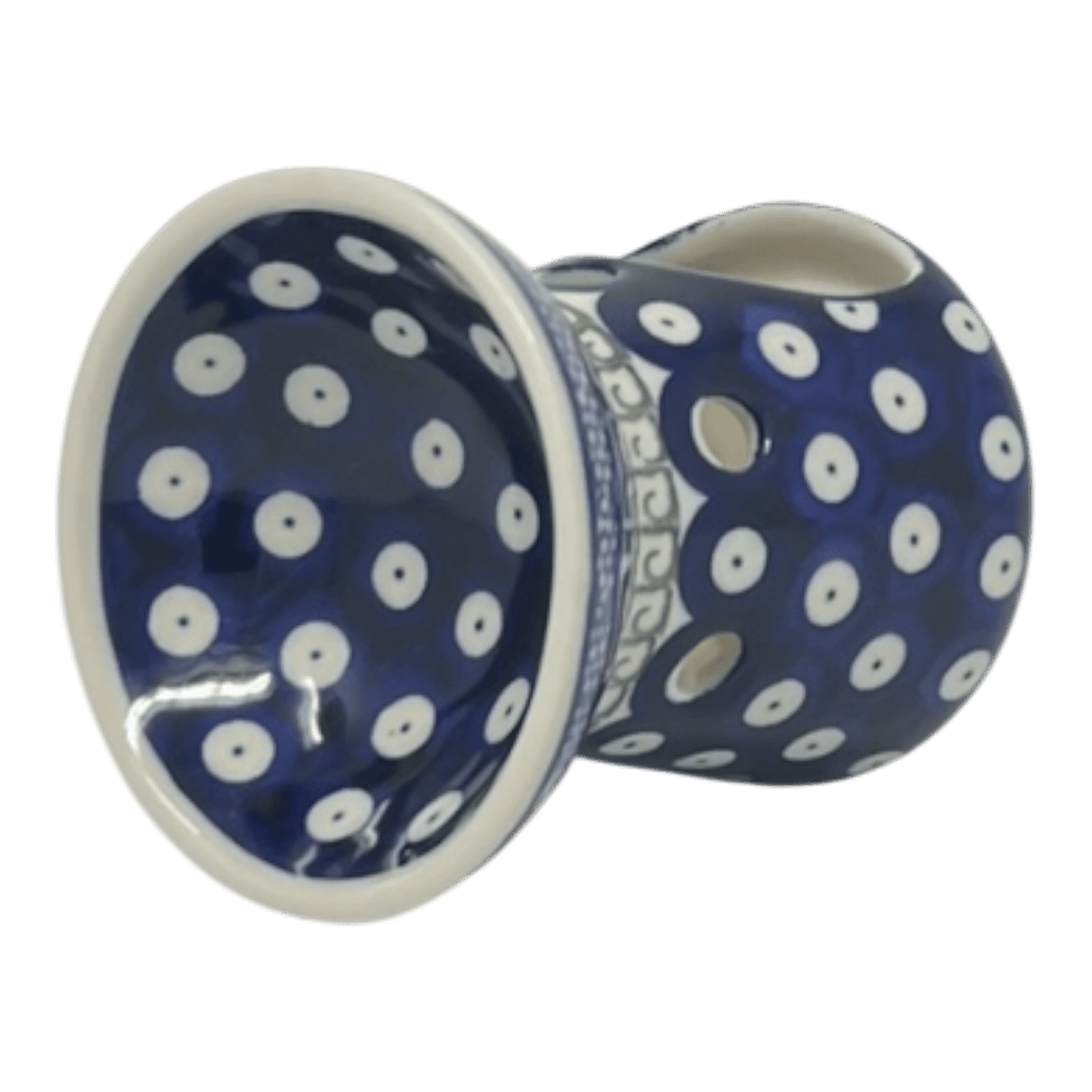 Aromatherapy Warmer, Small 4" in "Grecian Dot" by Zaklady | Y1913-D923