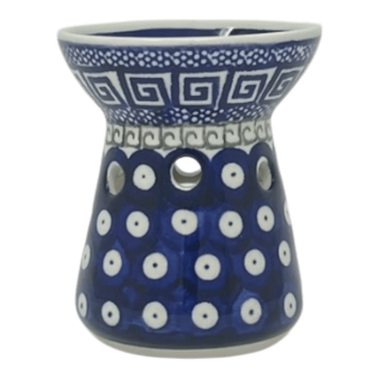 Aromatherapy Warmer, Small 4" in "Grecian Dot" by Zaklady | Y1913-D923