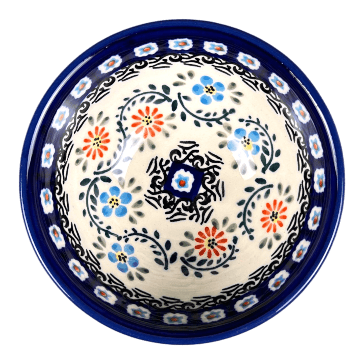 Bowl, Round, 4.5" in "Climbing Aster" by Zaklady | Y1953A-A1145A