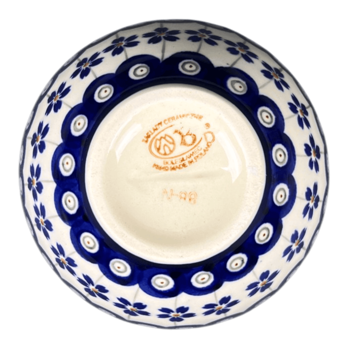 Bowl, Round, 4.5" in "Petite Floral Peacock" by Zaklady | Y1953A-A166A