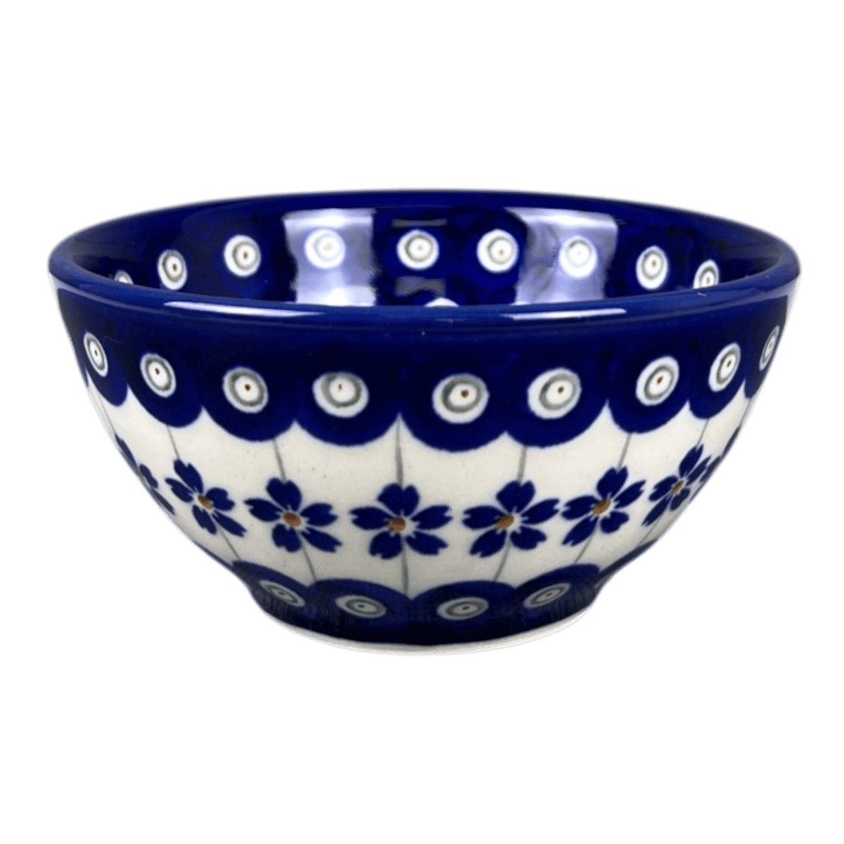 Bowl, Round, 4.5" in "Petite Floral Peacock" by Zaklady | Y1953A-A166A