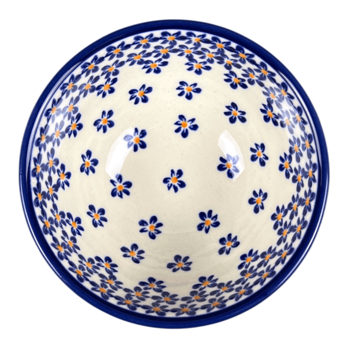 Bowl, Round, 4.5" in "Falling Blue Daisies" by Zaklady | Y1953A-A882A