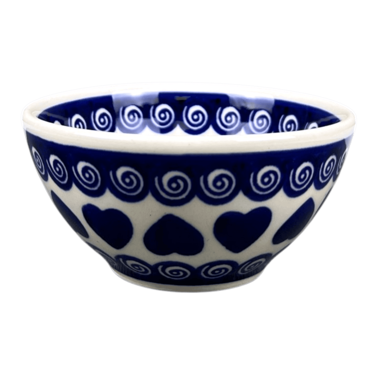 Bowl, Round, 4.5" in "Swirling Hearts" by Zaklady | Y1953A-D467
