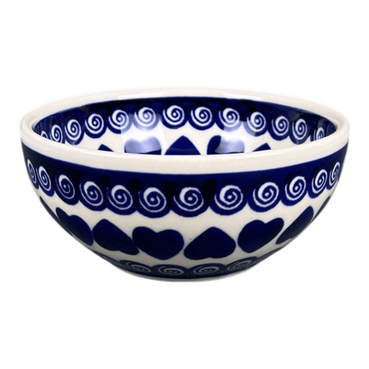Bowl, Round, 5" in "Swirling Hearts" by Zaklady | Y1954A-D467