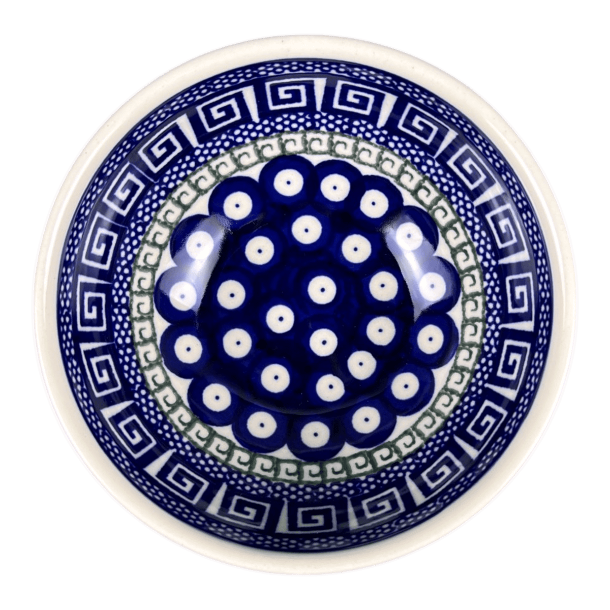 Bowl, Round, 5" in "Grecian Dot" by Zaklady | Y1954A-D923