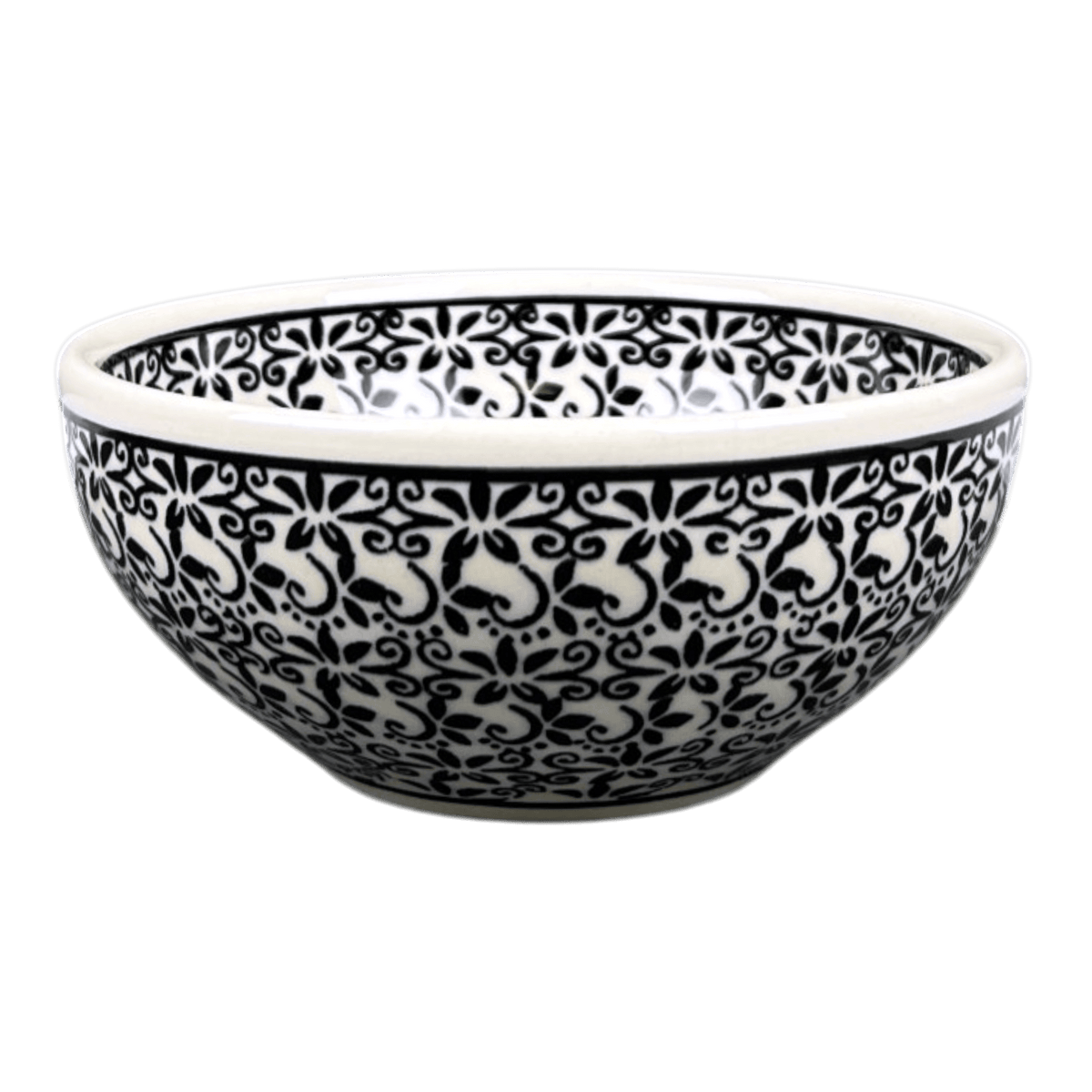 Bowl, Round, 5" in "Midnight Lace" by Zaklady | Y1954A-D941