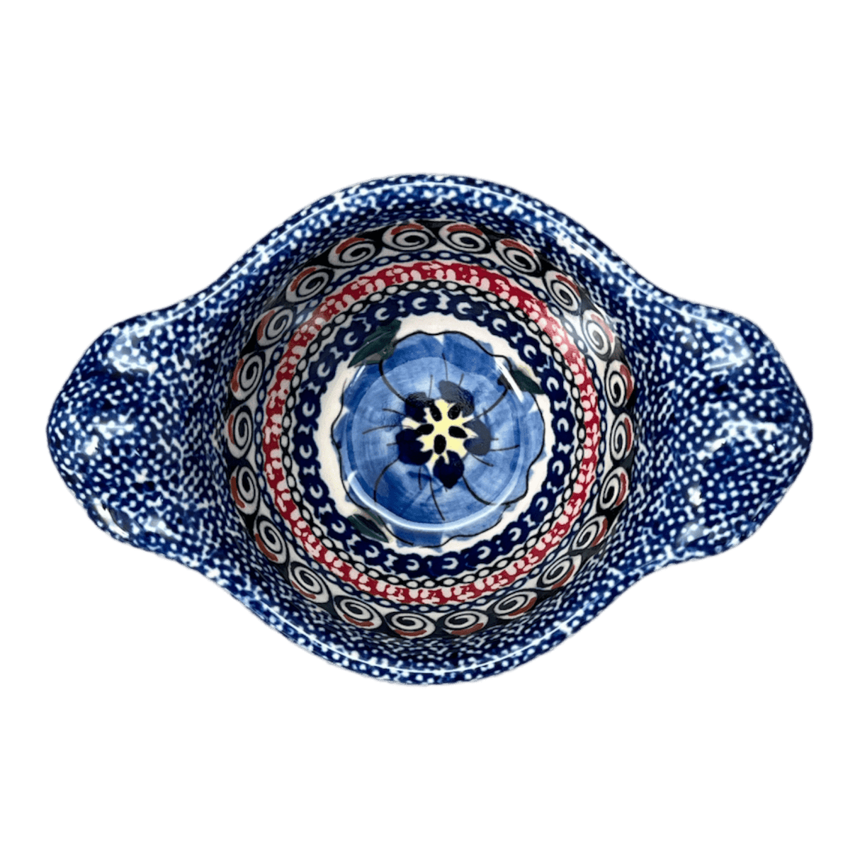 Bowl, Round, Handles, 3.5" Small in "Bloomin' Sky" by Zaklady | Y1971A-ART148