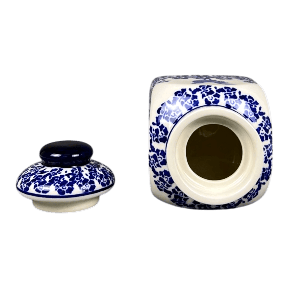 Canister, with Lid, 0.3 Liter in "Rooster Blues" by Zaklady | Y2000S-D1149