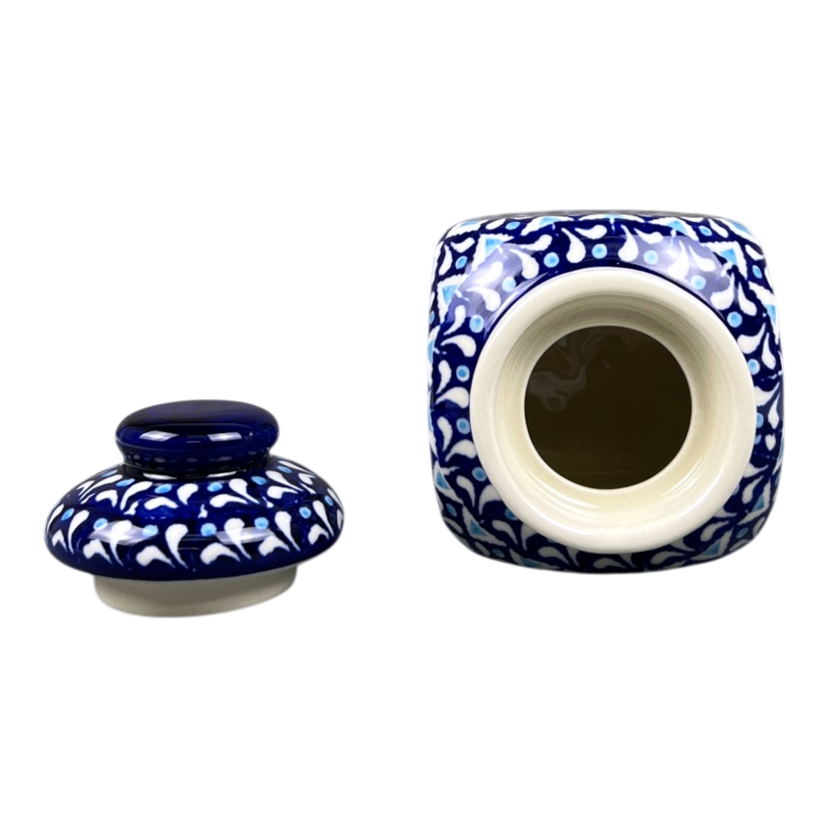 Canister, with Lid, 0.3 Liter in "Mosaic Blues" by Zaklady | Y2000S-D910